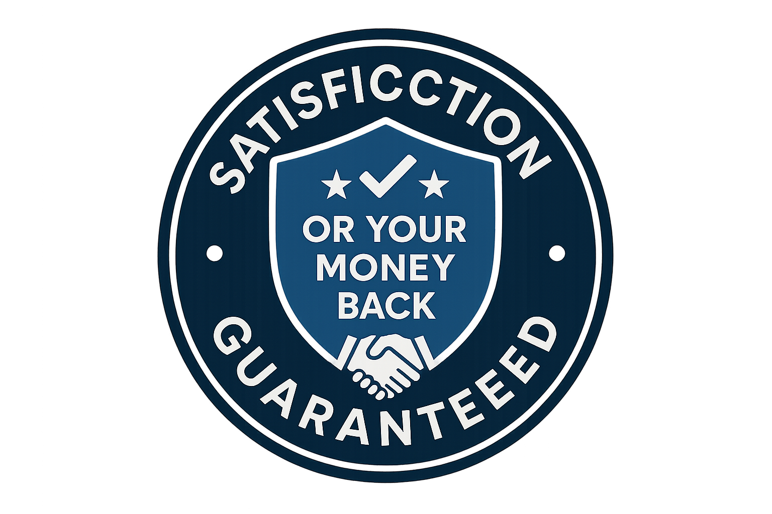 Satisfaction guaranteed or your money back
